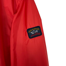 Load image into Gallery viewer, Paul and Shark Red Hooded Logo Jacket - Large (L) PTP 21.5"