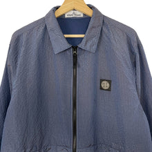 Load image into Gallery viewer, Stone Island Blue Weft Nylon Seersucker TC Overshirt - Extra Large (XL) PTP 24"