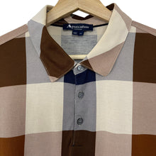 Load image into Gallery viewer, Aquascutum Block Check Short Sleeved Polo - Extra Large (XL) PTP 22"