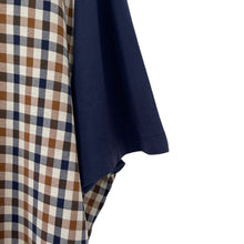 Load image into Gallery viewer, Aquascutum Navy / House Check Short Sleeved Polo - Triple Extra Large (XXXL) PTP 26"