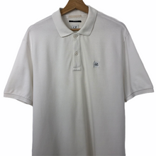 Load image into Gallery viewer, C.P Company White Short Sleeved Polo - Extra Large (XL) PTP 23.5"