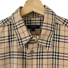 Load image into Gallery viewer, Burberry Nova Check Short Sleeved Shirt - Medium (M) PTP 22"