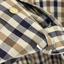 Load image into Gallery viewer, Aquascutum House Check Short Sleeved Shirt - Medium (M) PTP 21.75"