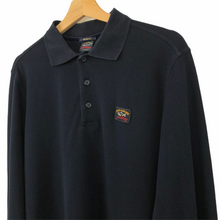 Load image into Gallery viewer, Paul and Shark Navy Long Sleeved Polo - Large (L) PTP 20.5"