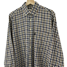 Load image into Gallery viewer, Aquascutum House Check Long Sleeved Shirt - Medium (M) PTP 23.5"