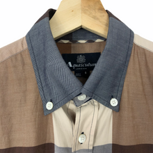 Load image into Gallery viewer, Aquascutum Block Check Short Sleeved Shirt - Small (S) PTP 20.25"