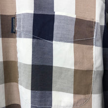 Load image into Gallery viewer, Aquascutum Block Check Long Sleeved Shirt - Medium (M) PTP 22"