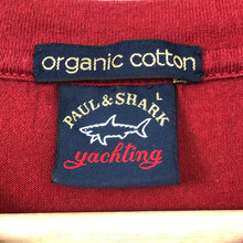 Load image into Gallery viewer, Paul and Shark Red Short Sleeved Logo T-Shirt - Large (L) PTP 20.25"