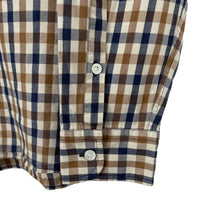 Load image into Gallery viewer, Aquascutum House Check Long Sleeved Shirt - Medium (M) PTP 20.75"