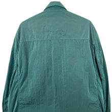 Load image into Gallery viewer, Paul and Shark Water Green Econyl Nylon Metal Overshirt - Triple Extra Large (XXXL) PTP 27"