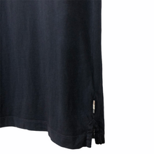 Load image into Gallery viewer, Aquascutum Navy / Check Short Sleeved Polo - Medium (M) PTP 20.25"