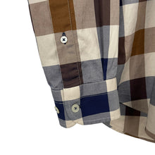 Load image into Gallery viewer, Aquascutum Block Check Long Sleeved Shirt - Medium (M) PTP 20.5"