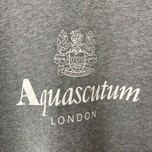 Load image into Gallery viewer, Aquascutum Grey Crew Neck Logo Sweater - Double Extra Large (XXL) PTP 24"