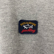 Load image into Gallery viewer, Paul and Shark Grey Short Sleeved Polo - Medium (M) PTP 19.75"