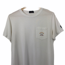 Load image into Gallery viewer, Paul and Shark White Short Sleeved Pocket T-Shirt - Medium (M) PTP 19.5"
