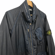 Load image into Gallery viewer, Stone Island Navy Mussola Gommata Jacket - Medium (M) PTP 22"