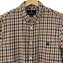 Load image into Gallery viewer, Aquascutum House Check Short Sleeved Shirt - Extra Large (XL) PTP 21.75"