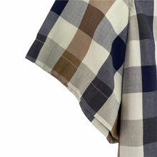 Load image into Gallery viewer, Aquascutum Block Check Short Sleeved Shirt - Small (S) PTP 21.25"