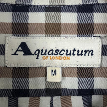 Load image into Gallery viewer, Aquascutum House Check Long Sleeved Shirt - Medium (M) PTP 23"