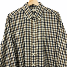 Load image into Gallery viewer, Aquascutum House Check Long Sleeved Shirt - Extra Large (XL) PTP 26"