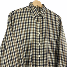 Load image into Gallery viewer, Aquascutum House Check Long Sleeved Shirt - Medium (M) PTP 23.25"