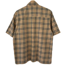 Load image into Gallery viewer, Burberry Nova Check Short Sleeved Shirt - Medium (M) PTP 22"