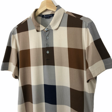 Load image into Gallery viewer, Aquascutum Block Check Short Sleeved Polo - Small (S) PTP 21"
