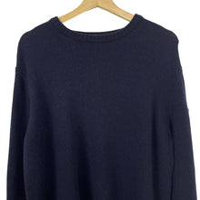 Load image into Gallery viewer, Paul and Shark Navy Crew Neck Eco Wool Sweater - Large (L) PTP 21.5"