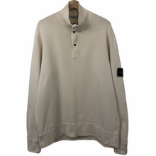 Load image into Gallery viewer, Stone Island Cream Half Zip Sweater - Double Extra Large (XXL) PTP 25.5"