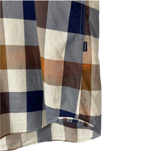 Load image into Gallery viewer, Aquascutum Block Check Long Sleeved Shirt - Small (S) PTP 20.25"