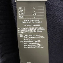 Load image into Gallery viewer, Paul and Shark Navy Crew Neck Eco Wool Sweater - Large (L) PTP 21.5"