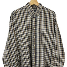 Load image into Gallery viewer, Aquascutum House Check Long Sleeved Shirt - Large (L) PTP 24.5"