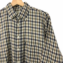 Load image into Gallery viewer, Aquascutum House Check Long Sleeved Shirt - Large (L) PTP 24.5"