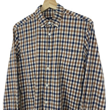 Load image into Gallery viewer, Aquascutum House Check Long Sleeved Shirt - Small (S) PTP 19"