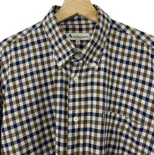 Load image into Gallery viewer, Aquascutum House Check Long Sleeved Shirt - Medium (M) PTP 23.75"