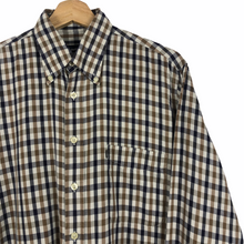 Load image into Gallery viewer, Aquascutum House Check Long Sleeved Shirt - Medium (M) PTP 23.5"