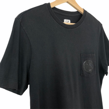 Load image into Gallery viewer, C.P Company Black Short Sleeved Pocket Lens T-Shirt - Medium (M) PTP 19"