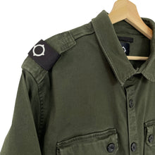 Load image into Gallery viewer, Ma.Strum Green Button Up Double Pocket Overshirt - Extra Large (XL) PTP 25.25"