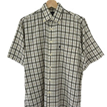 Load image into Gallery viewer, Aquascutum House Check Short Sleeved Shirt - Small (S) PTP 21.75"