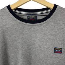 Load image into Gallery viewer, Paul and Shark Grey Short Sleeved Logo T-Shirt - Large (L) PTP 20.75"