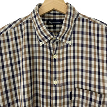 Load image into Gallery viewer, Aquascutum House Check Short Sleeved Shirt - Extra Large (XL) PTP 25"
