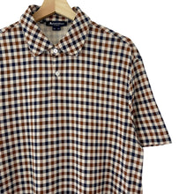 Load image into Gallery viewer, Aquascutum House Check Short Sleeved Polo - Double Extra Large (XXL) PTP 23.5"