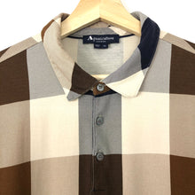 Load image into Gallery viewer, Aquascutum Block Check Short Sleeved Polo - Extra Large (XL) PTP 22.5"