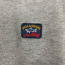Load image into Gallery viewer, Paul and Shark Grey Short Sleeved Logo T-Shirt - Large (L) PTP 20.75"