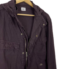 Load image into Gallery viewer, C.P Company Purple Goggle Hooded Overshirt - Double Extra Large (XXL) PTP 24"