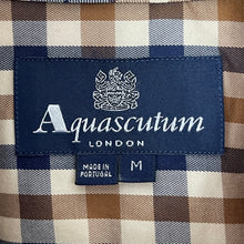 Load image into Gallery viewer, Aquascutum House Check Short Sleeved Shirt - Medium (M) PTP 20.5"