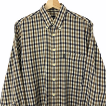 Load image into Gallery viewer, Aquascutum House Check Long Sleeved Shirt - Medium (M) PTP 22.5"