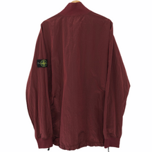 Load image into Gallery viewer, Stone Island Burgundy Nylon Metal Half Zip Smock - Double Extra Large (XXL) PTP 26.5"