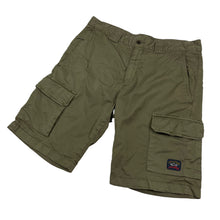 Load image into Gallery viewer, Paul and Shark Khaki Bermuda Cargo Shorts - W 32"