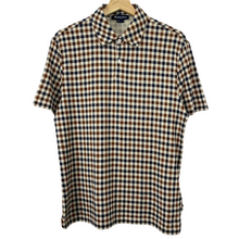 Load image into Gallery viewer, Aquascutum House Check Short Sleeved Polo - Large (L) PTP 20.75"